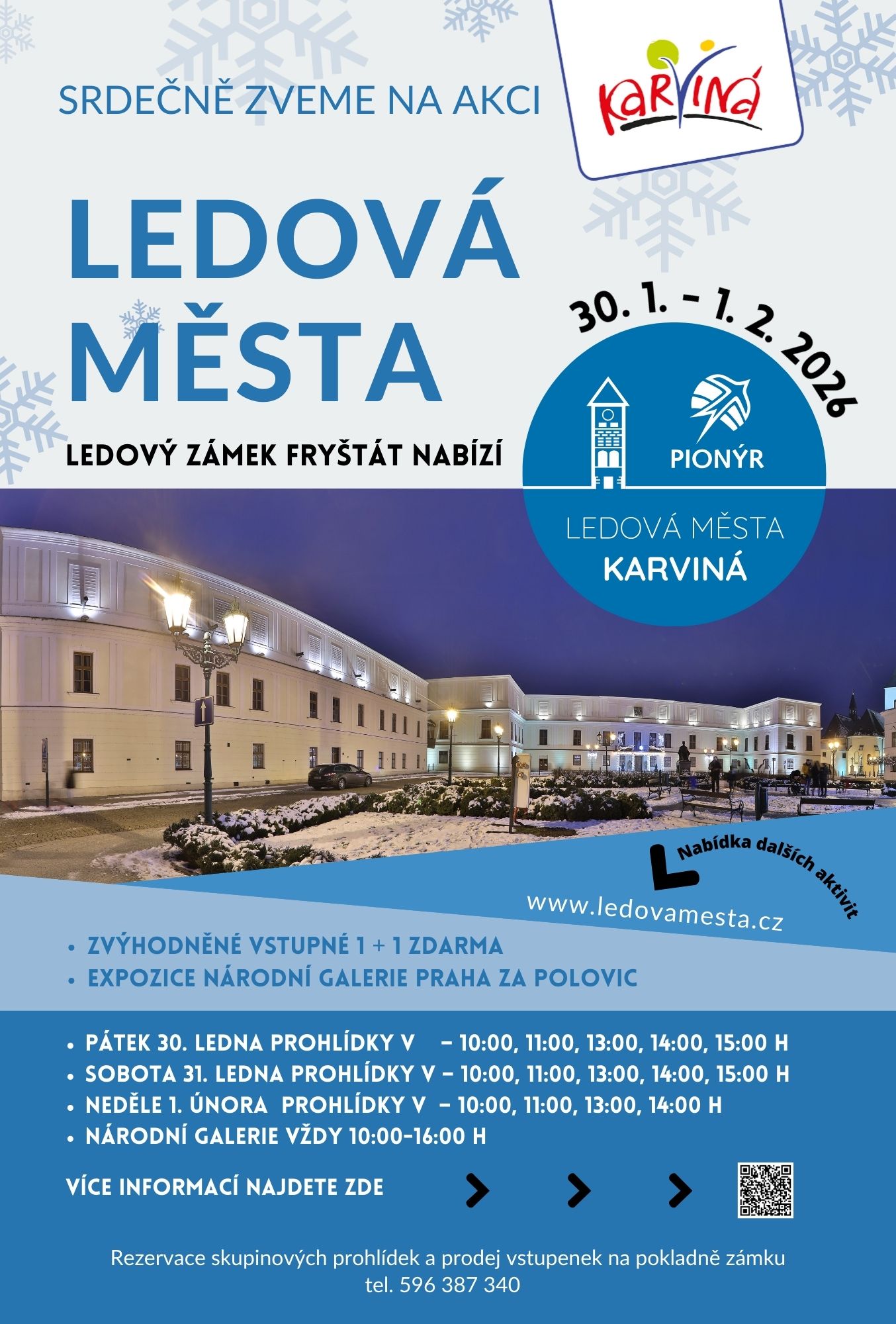 Ledový zámek Fryštát 2026